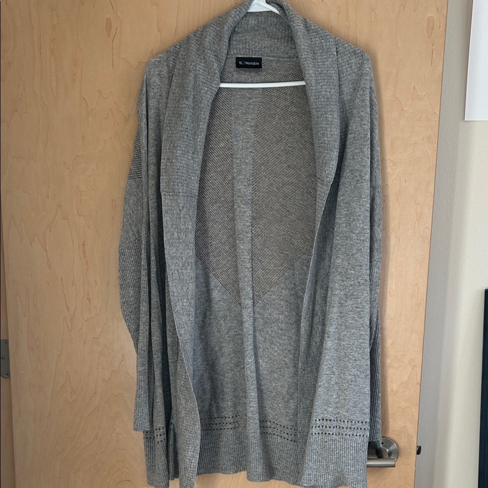 Versatile Gray Women's Cardigan